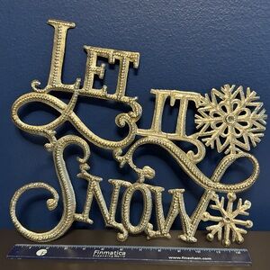 Let it Snow sign